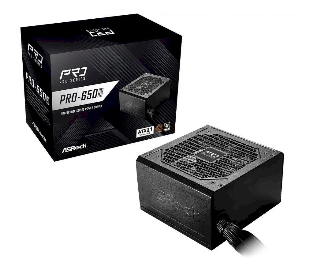 ASRock PRO-650B Barošanas bloks 650W |