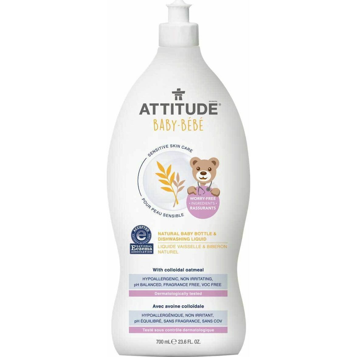 Attitude , Sensitive Skin Baby,  butelek i