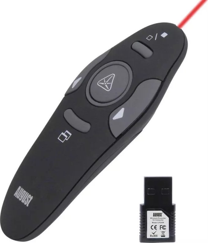 August LP205R Presenter with Laserpointer |