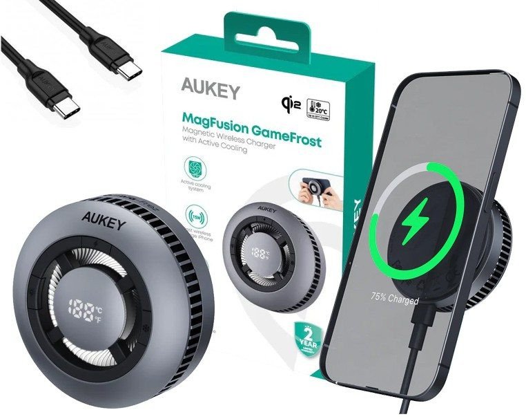 Aukey AUKEY LC-G10 chłodząca bezprzewodowa MagSafe