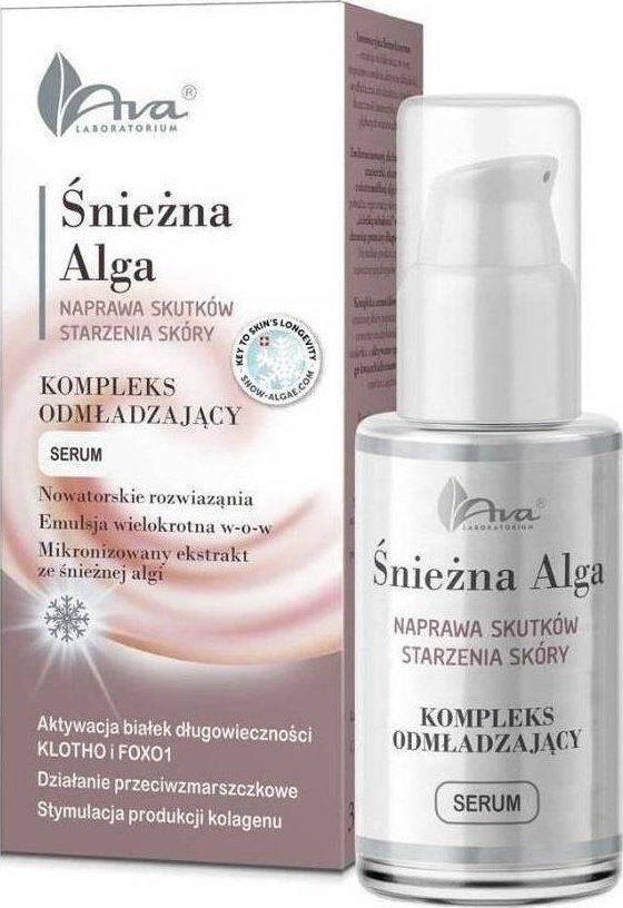Ava Śnieżna Alga kompleks odmładzający  serum