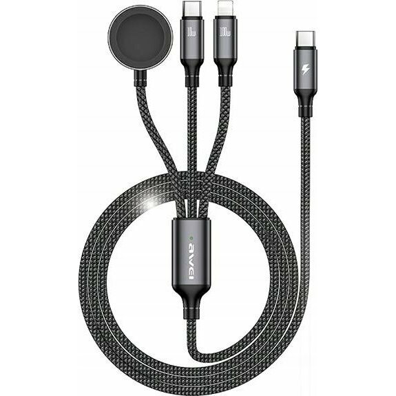 Awei  W23  usb-c/lightning/watch 100W/10W/2.5W /