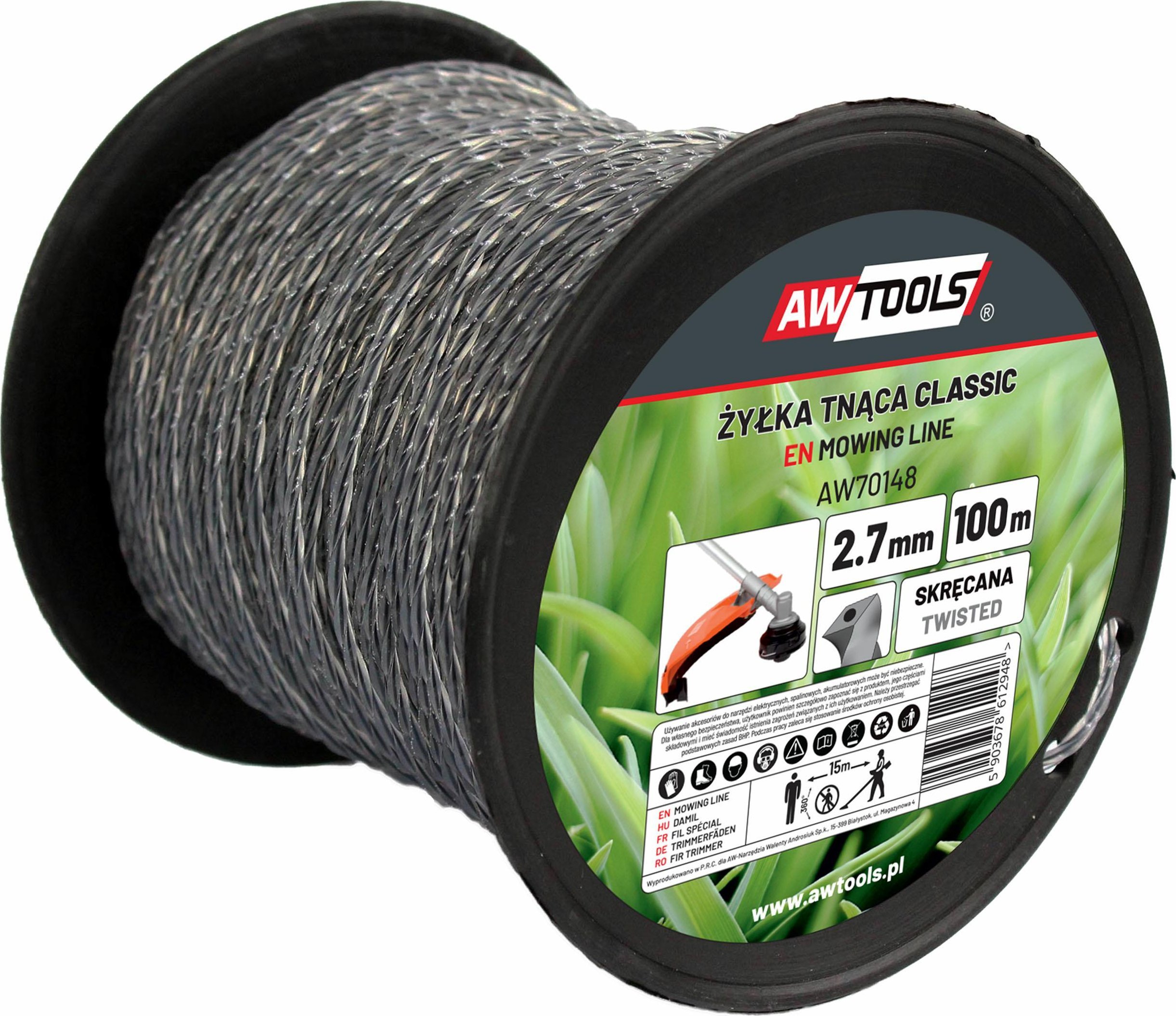 AWTools tnaca Classic 3,0x100m/Skręcana |