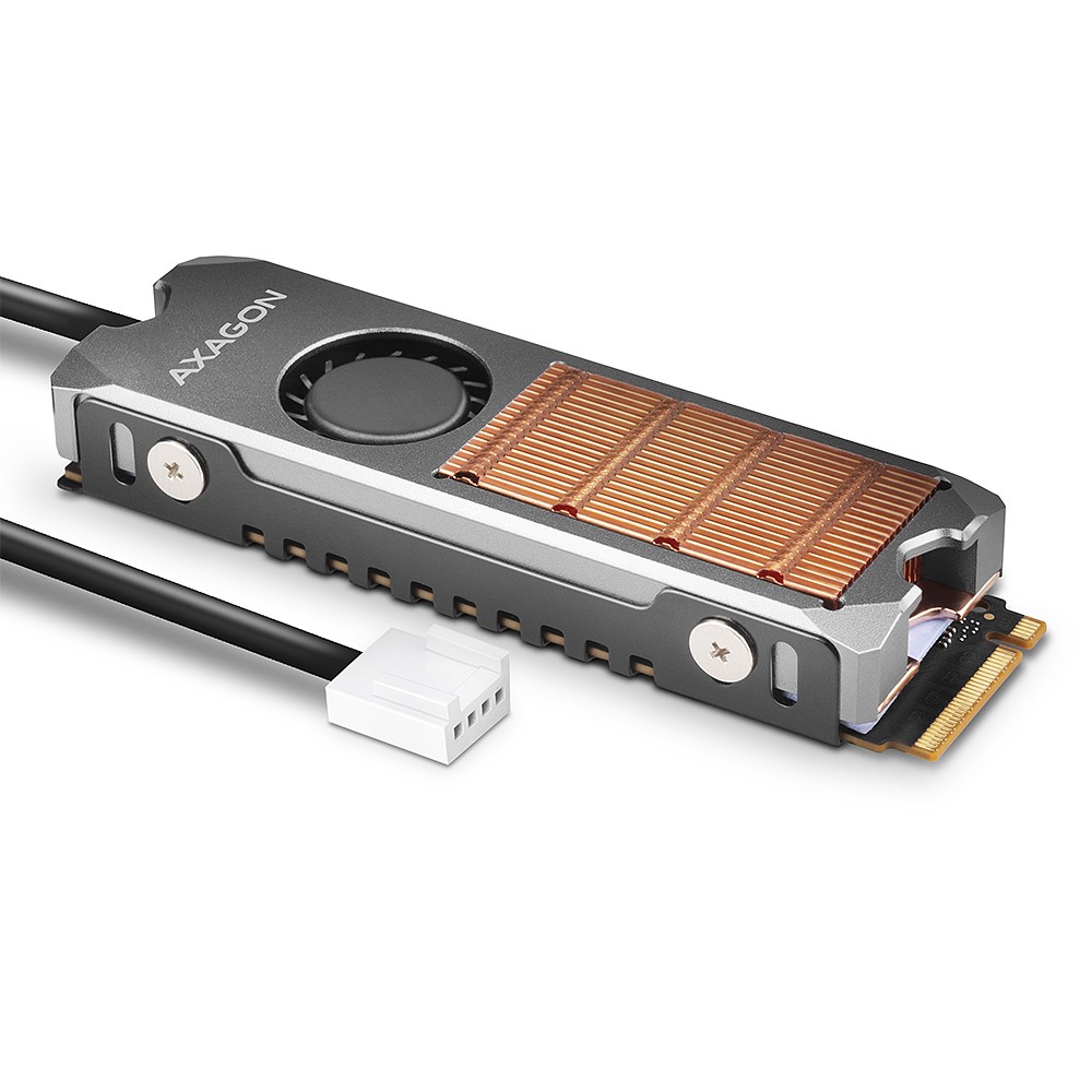 AXAGON  CLR-M2FAN, activ e fan M