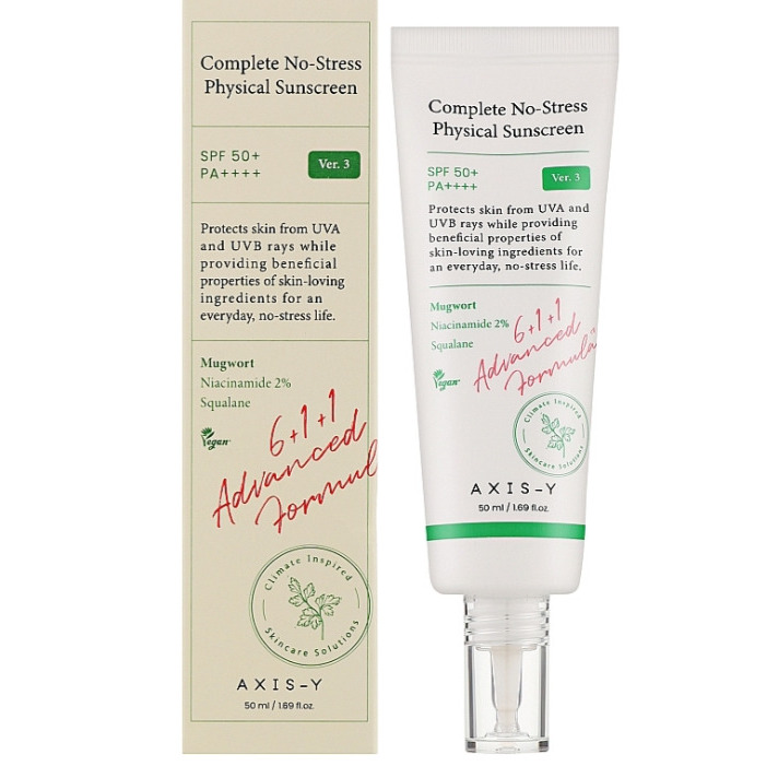 Axis-y AXIS-Y Complete No-Stress Physical Sunscreen