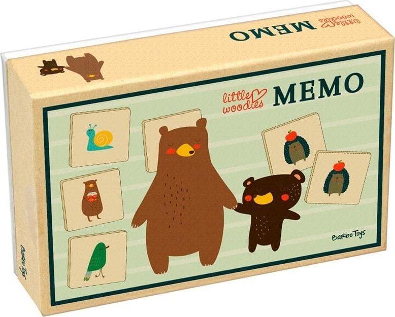 Barbo Toys Memory,pamięciowa , Little Woodies
