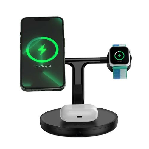 Baseus Swan stand 3in1 Bezvadu Lādētājs
