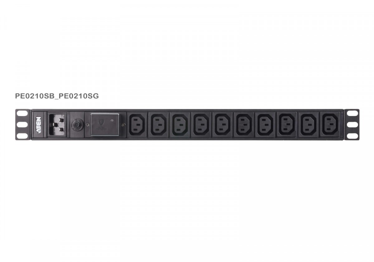 ATEN Basic 1U PDU with surge