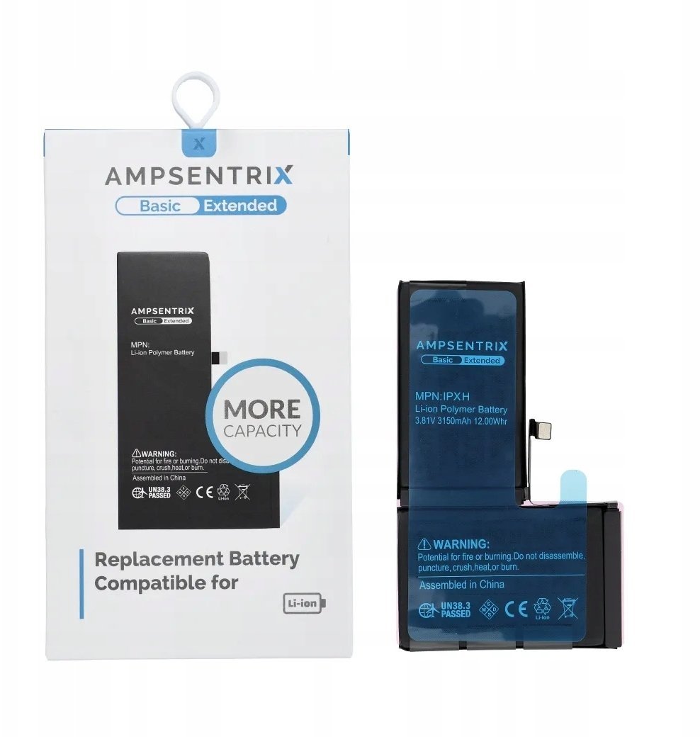 AmpSentrix Basic bateria do iPhone X