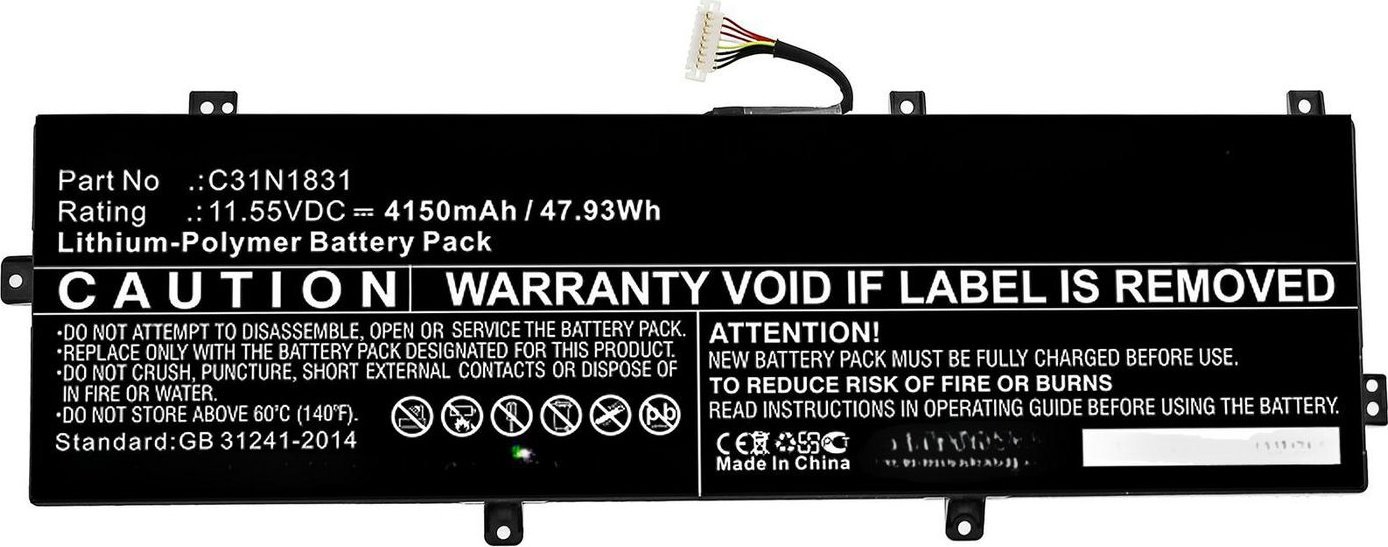 CoreParts 47.93Wh Li-Polymer 11.55V