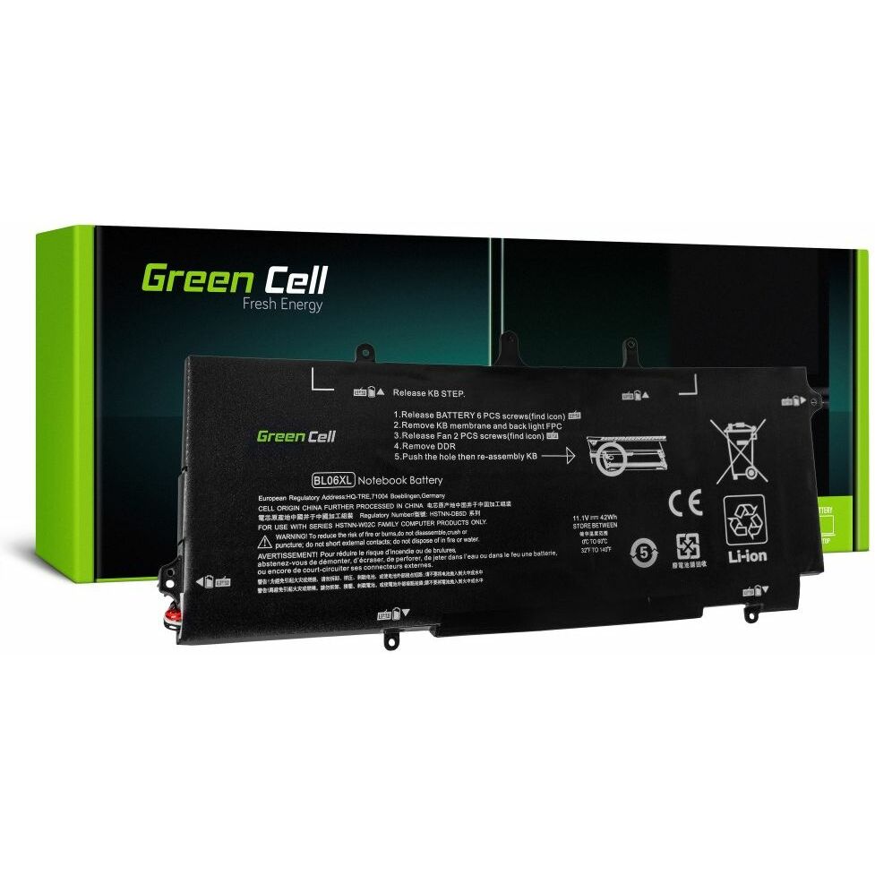 Green Cell do HP BL06XL HSTNN-DB5D