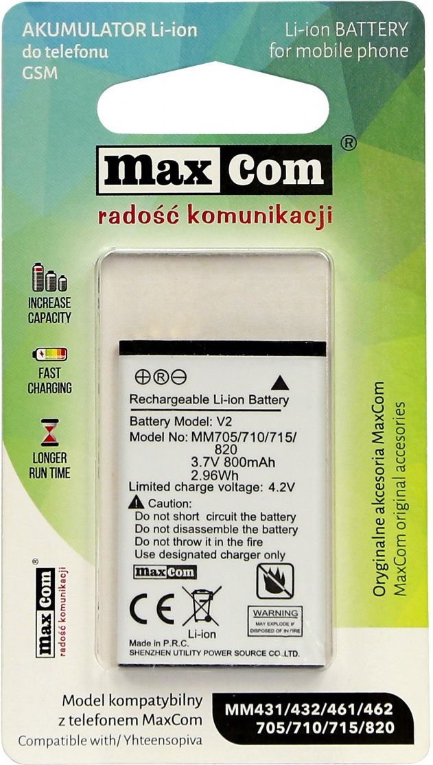 Maxcom LI-ION (MAXCOMMM431432) | AKUMULATORMAXCOMMM431432 |