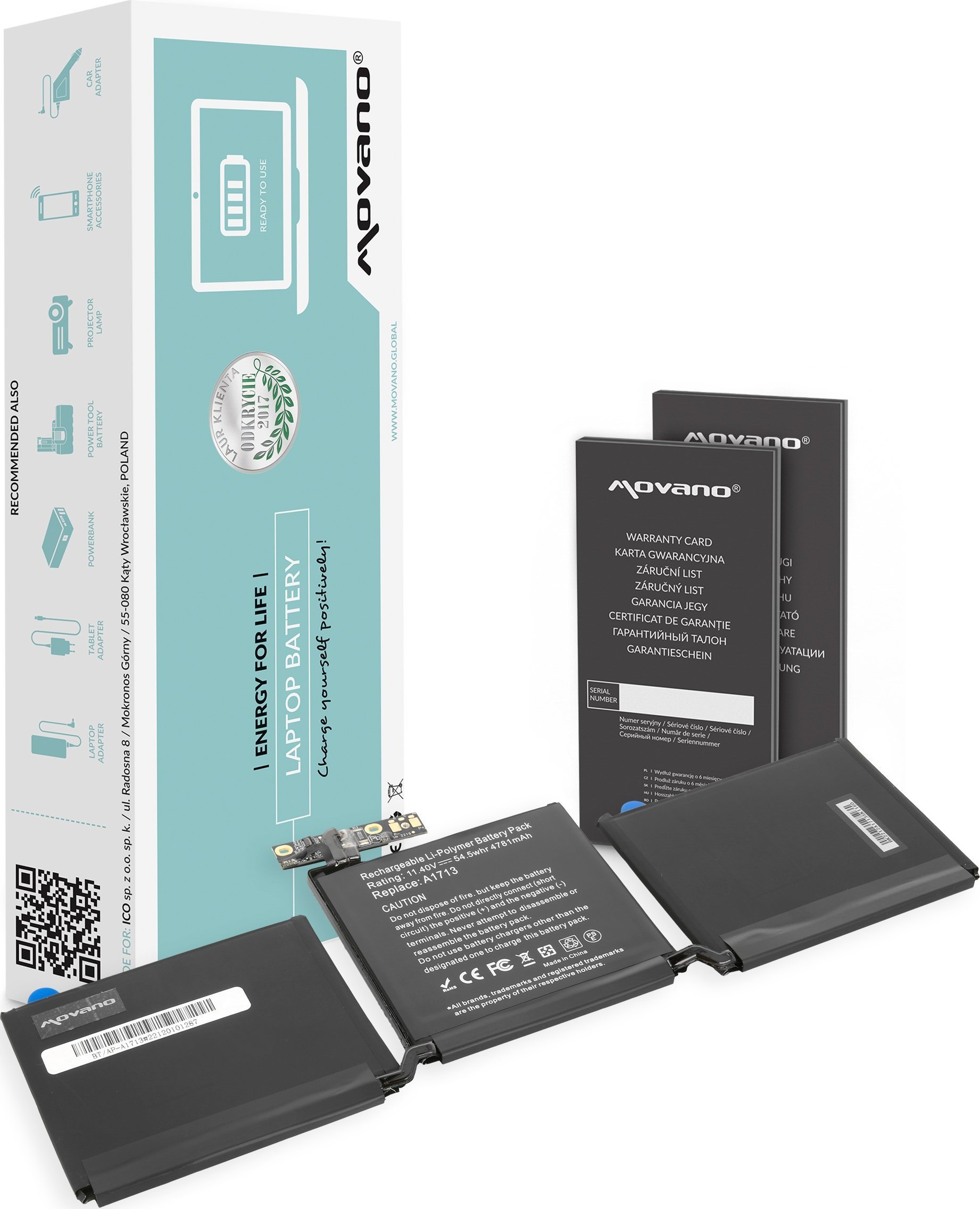 Movano  A1713 do Apple MacBook Pro