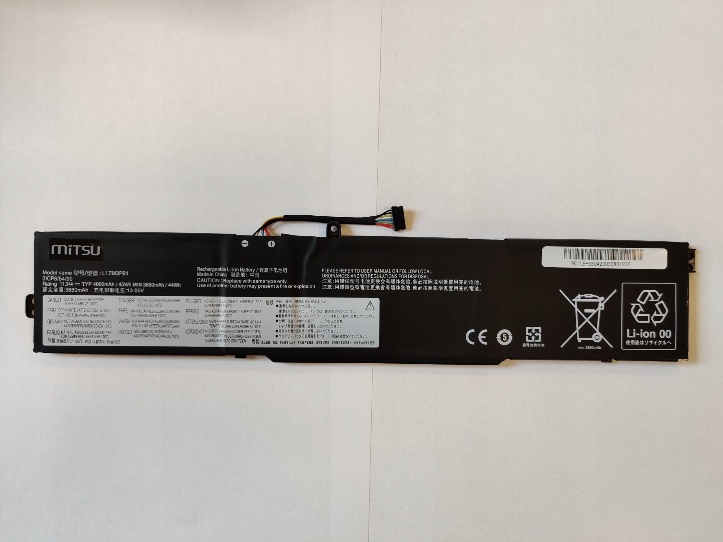Movano L17M3PB1 do Lenovo IdeaPad 330-15ICH