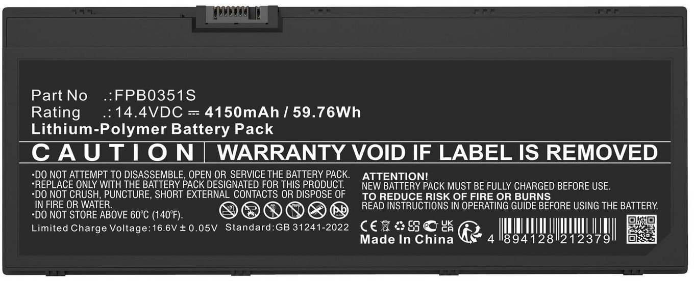 PurePower Laptop Battery for Fujitsu (MBXFU-BA0051)