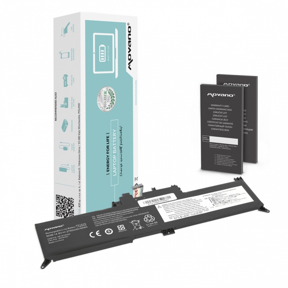 Movano Battery 00HW027 01AV434 for Lenovo