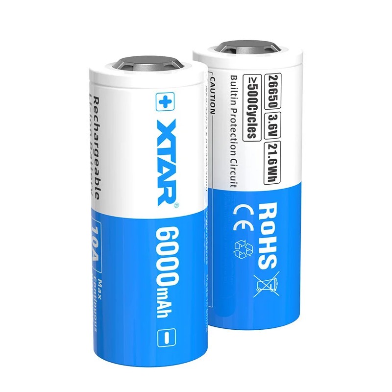 X-tar XTAR Battery 26650 3,6V