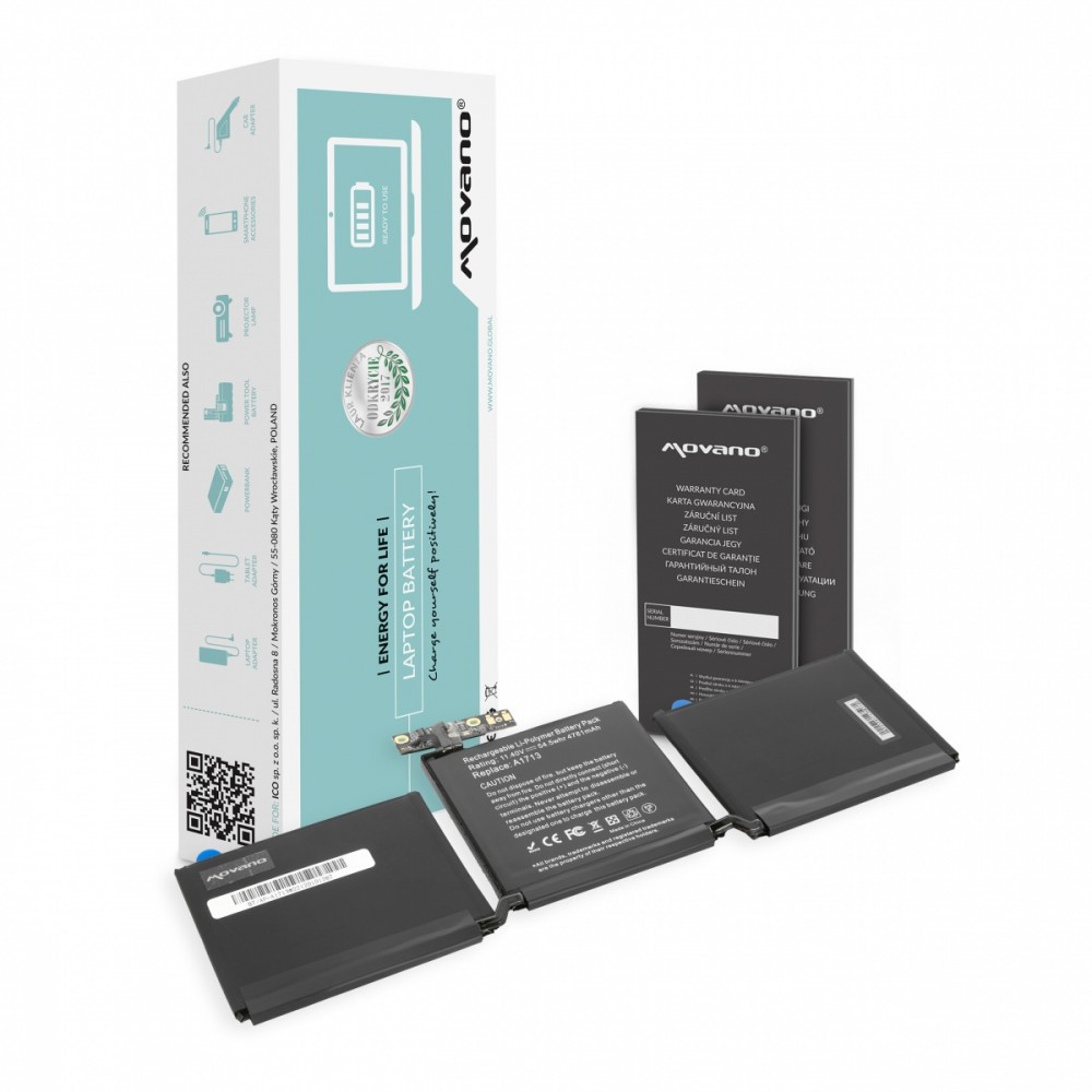 Movano Battery A1713 for Apple MacBook