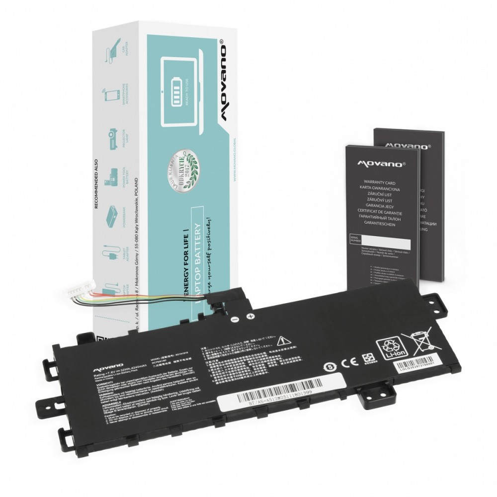 Movano Battery B21N1818 C21N1818 for Asus