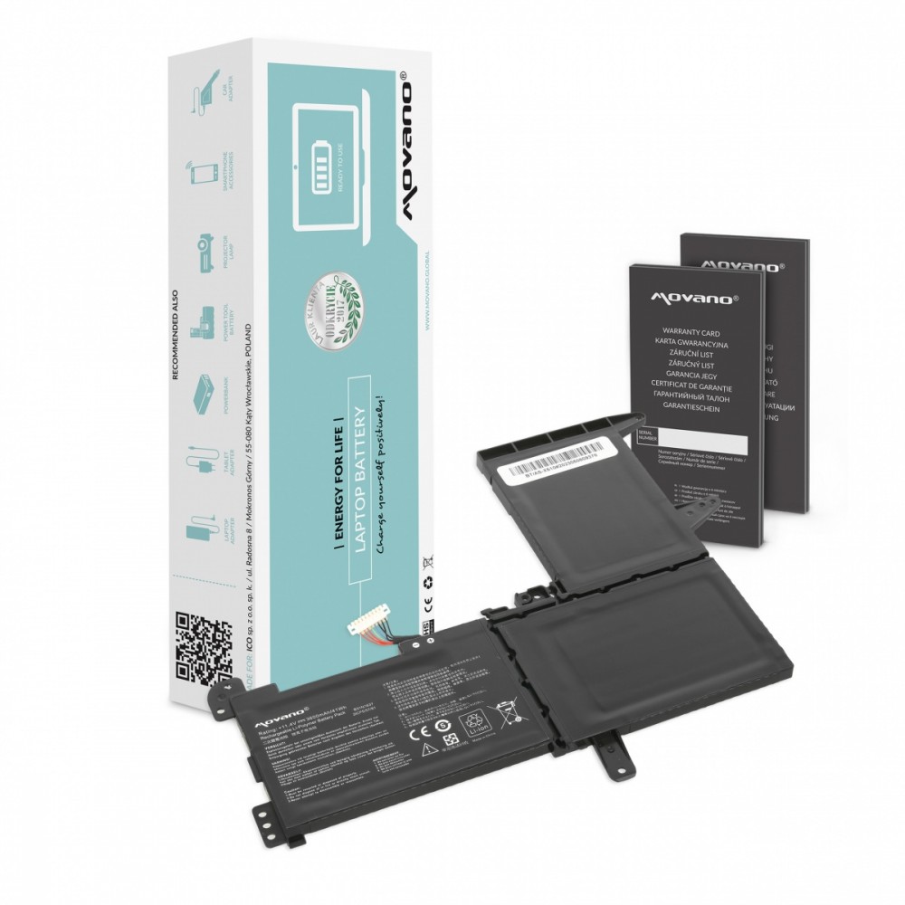 Movano Battery B31N1637 for Asus VivoBook