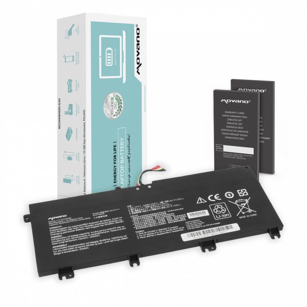 Movano Battery B41N1711 for Asus ROG