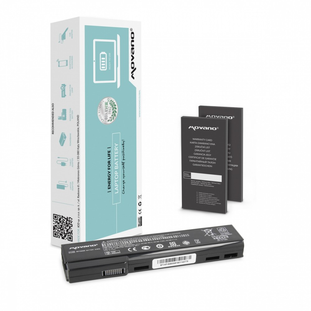 Movano Battery for HP EliteBook 8460p