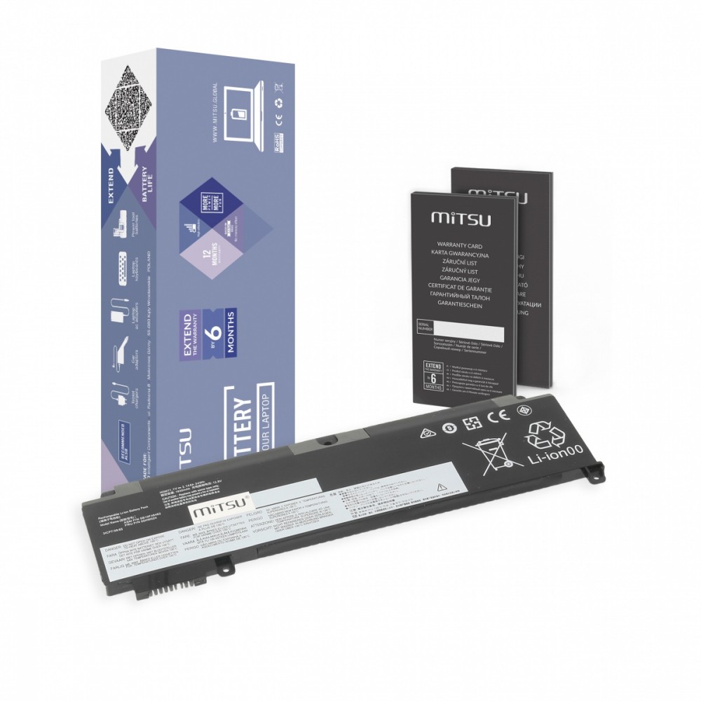 Mitsu Battery for T460s/T470s 2140mAh(24Wh) 11