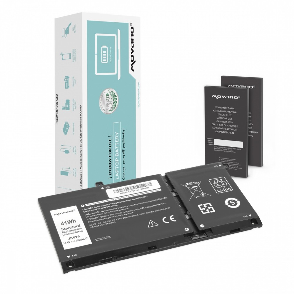 Movano Battery JK6Y6 for Dell Latitude