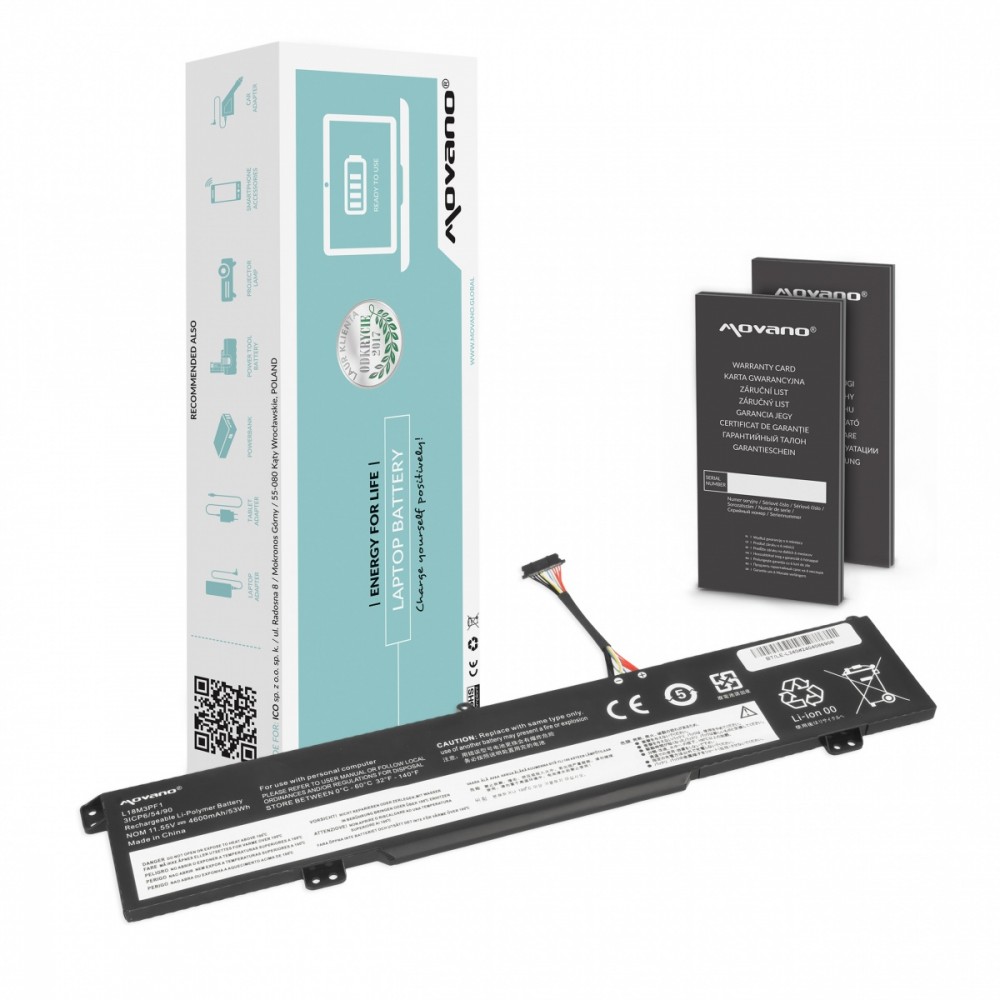 Movano Battery L18M3PF1 for Lenovo Ideapad
