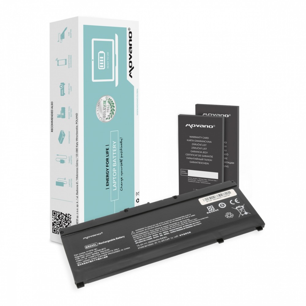 Movano Battery SR04XL TPN-C133 for HP
