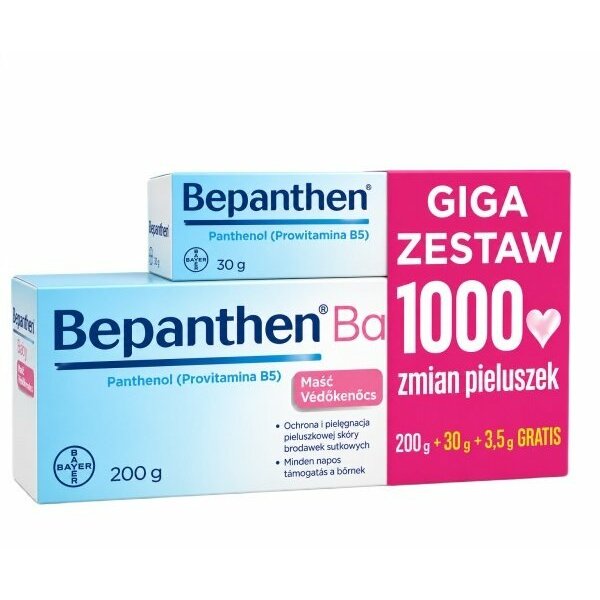 Bayer Bepanthen_Bepanthen Baby maść odparzenia 200g+30g+3