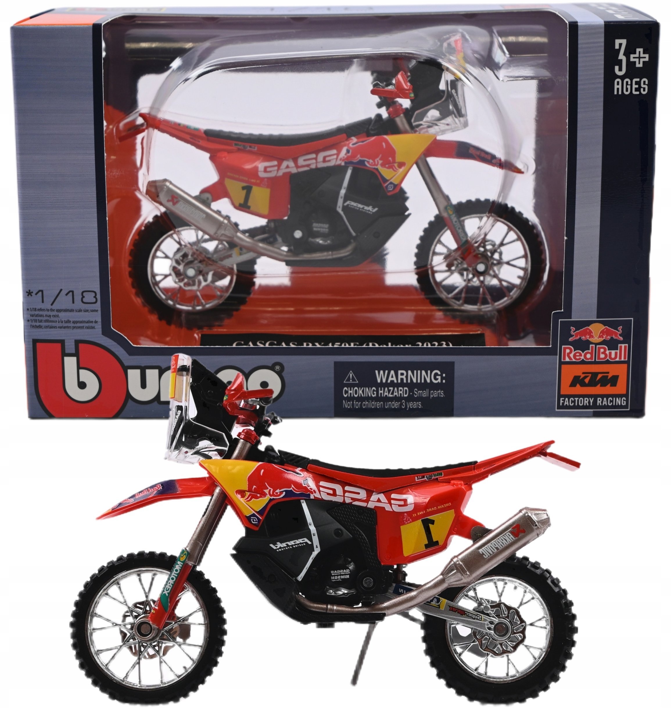 Bburago BBU 1:18 KTM Cycle Gasgas
