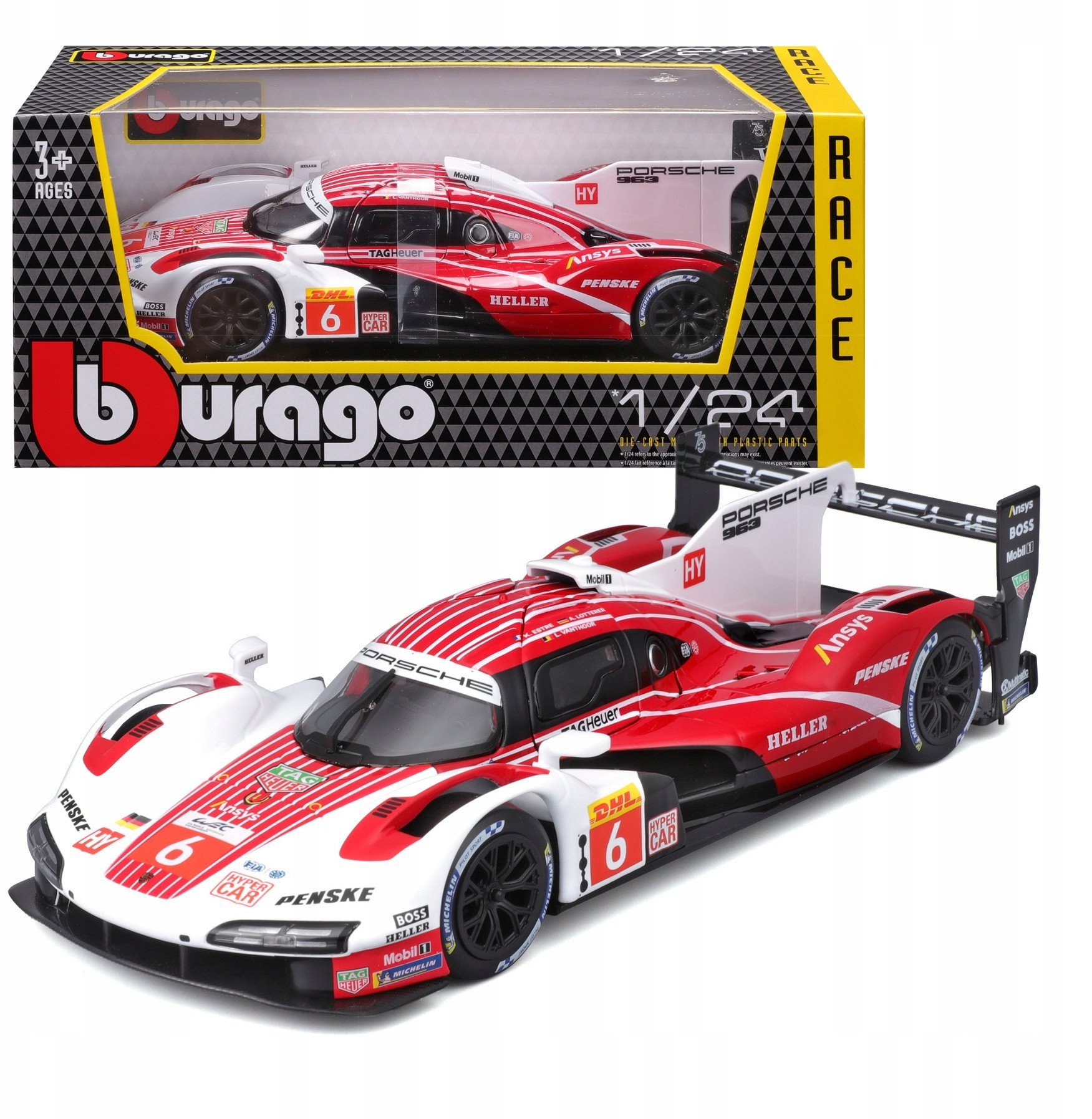 Bburago BBU 1:24 Race Porsche 963