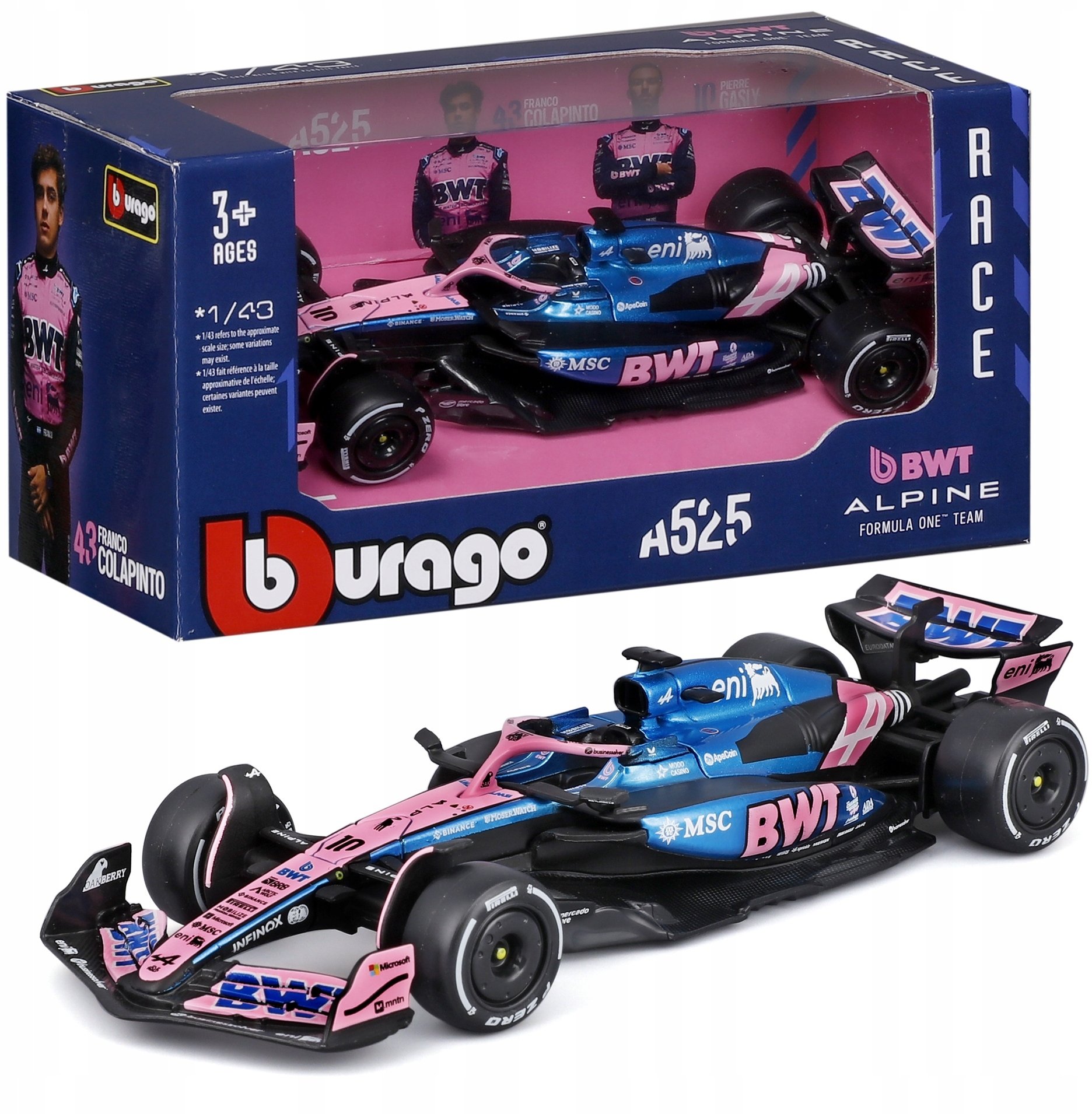 Bburago BBU 1:43 Formula Alpine A525