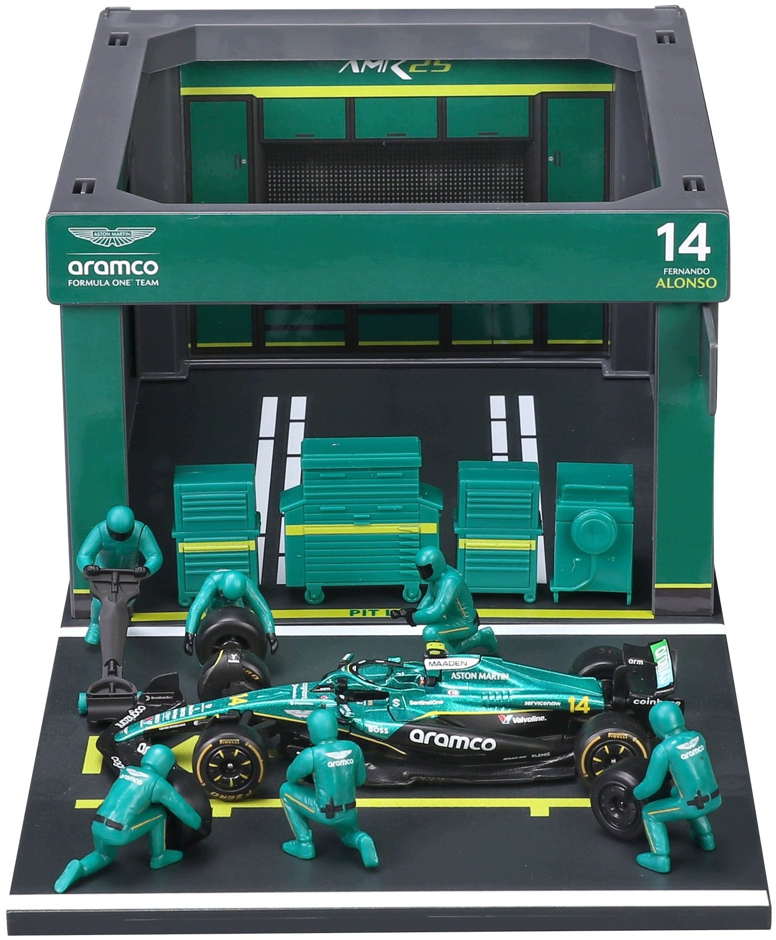 Bburago BBU 1:43 FormulaPitPass AMartin 14FAlonso