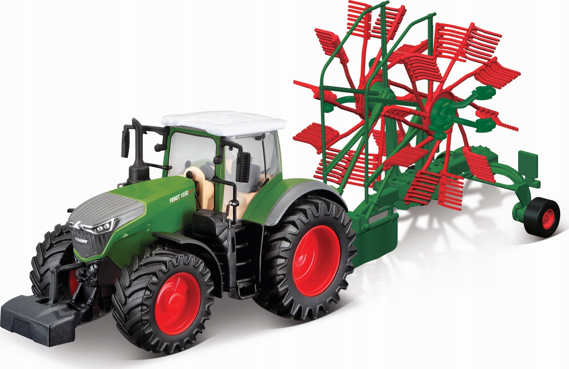 Bburago Fendt tractor + tedder flywheel