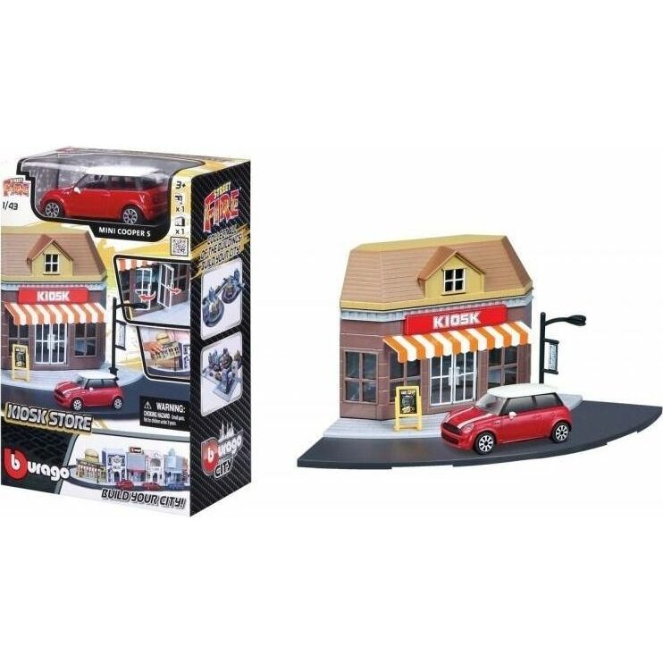 Bburago Street Fire City Kiosk Store