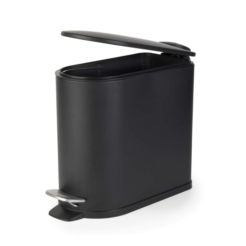 Beldray LA036690BLKPEU7  Slimline D-Shaped Pedal Bin