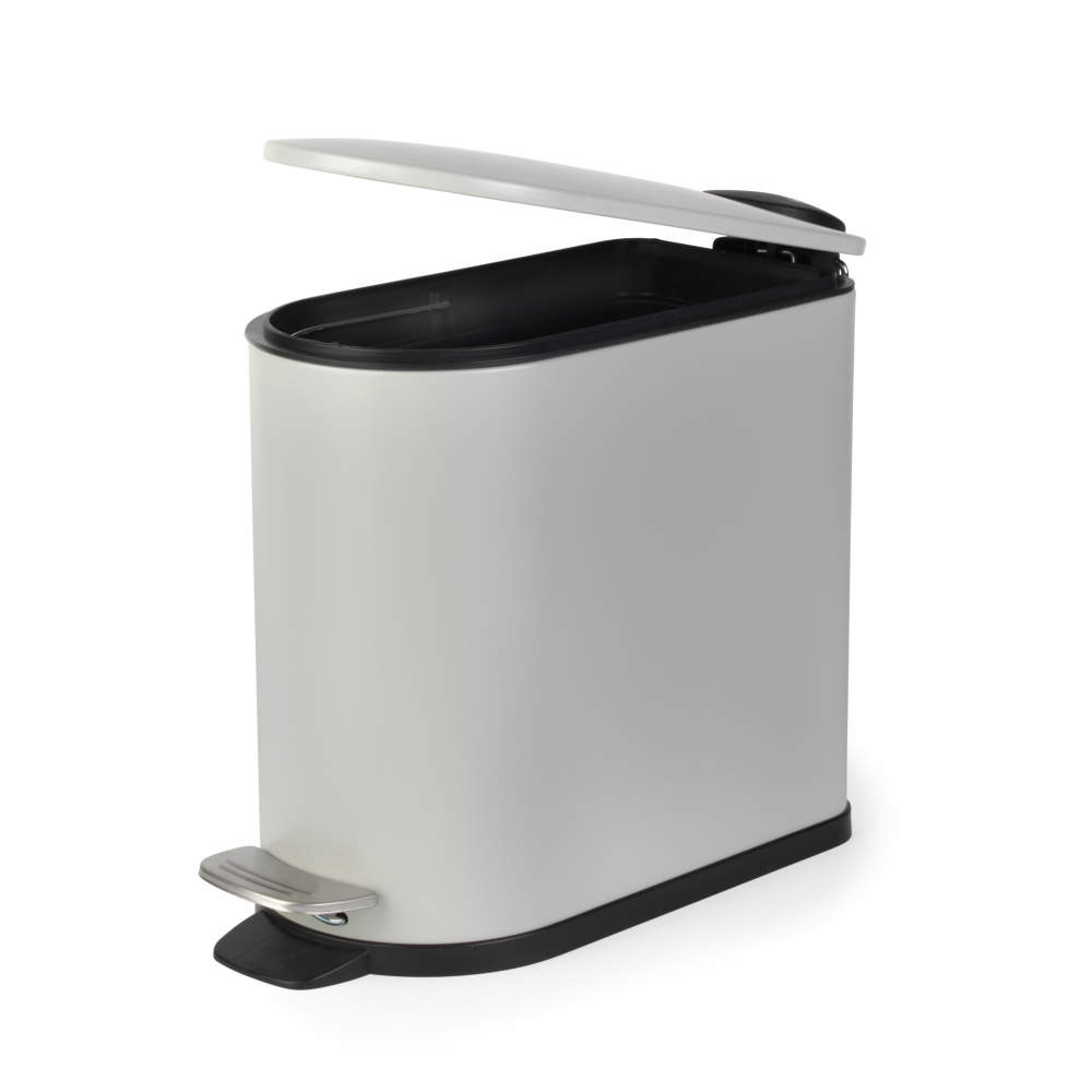Beldray LA036690GRYPEU7 Slimline D-Shaped Pedal Bin