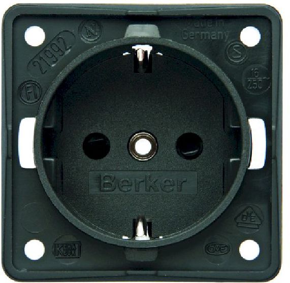 Berker  Integro SCHUKO antracyt mat (0941852505)