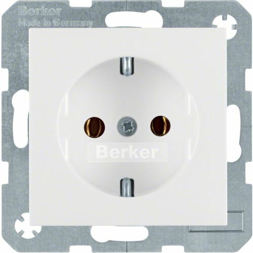 Berker Schuko 16A IP20 śnieżno (47431909)
