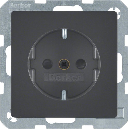 Berker SCHUKO Q.1/Q.3 antracytowy