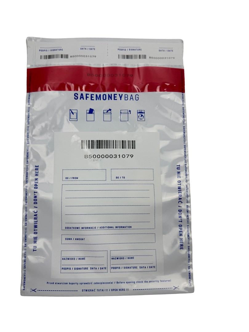 Bestpak SAFEMONEYBAG Safe deposit envelopes white
