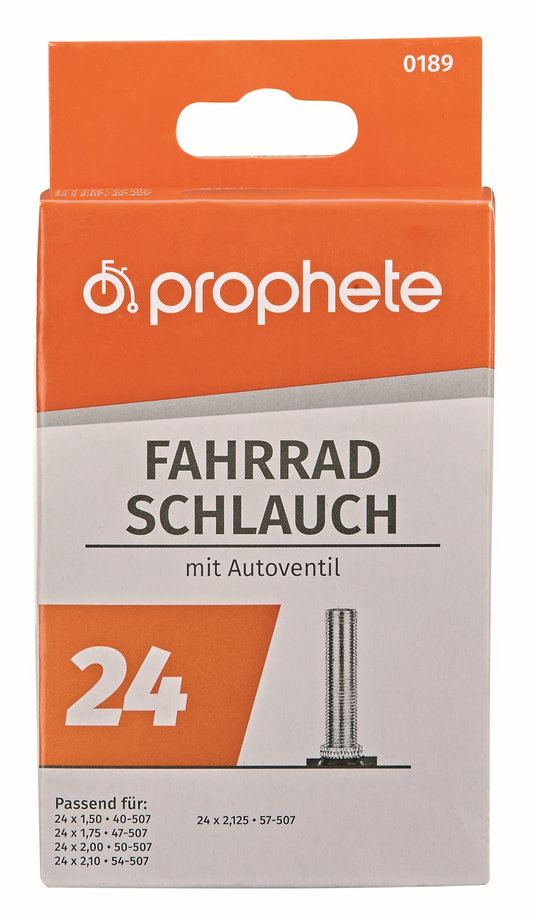 PROPHETE Bicycle tube with automatic valve