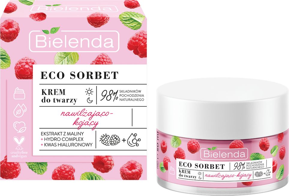 Bielenda Eco* Sorbet Krem do  nawilżająco-kojący