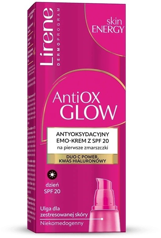 Bielenda LIRENE_AntiOX Glow antyoksydacyjny emo-krem do