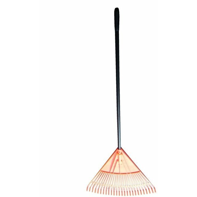 Big PLASTIC FAN RAKE WITH METAL