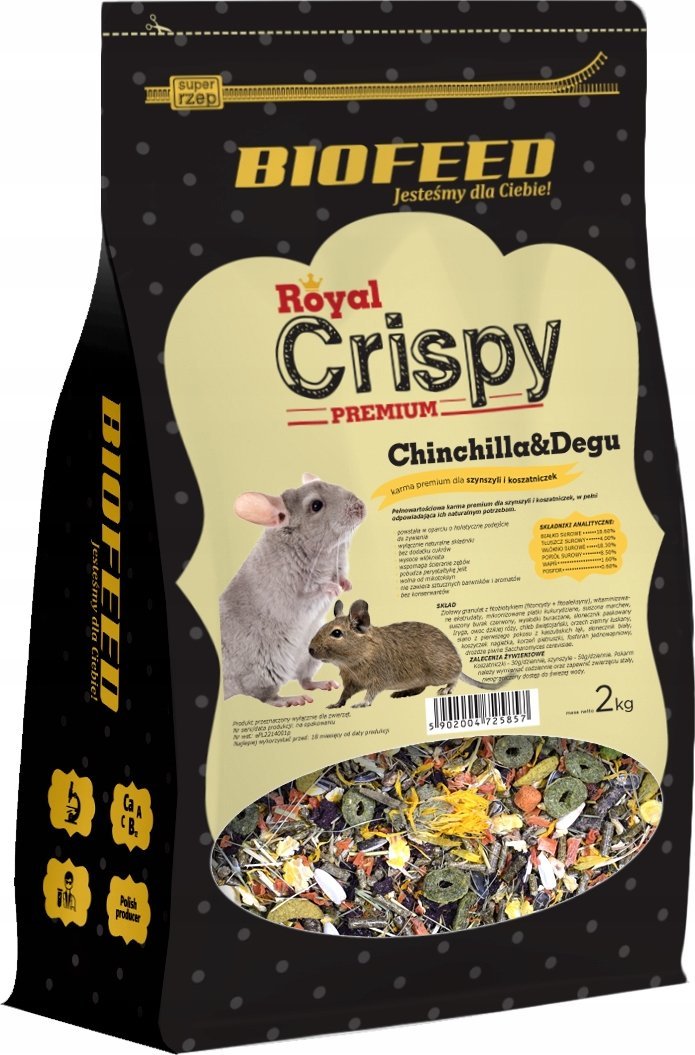 Biofeed BIOFEED Royal Crispy Premium Chinchilla&Degu