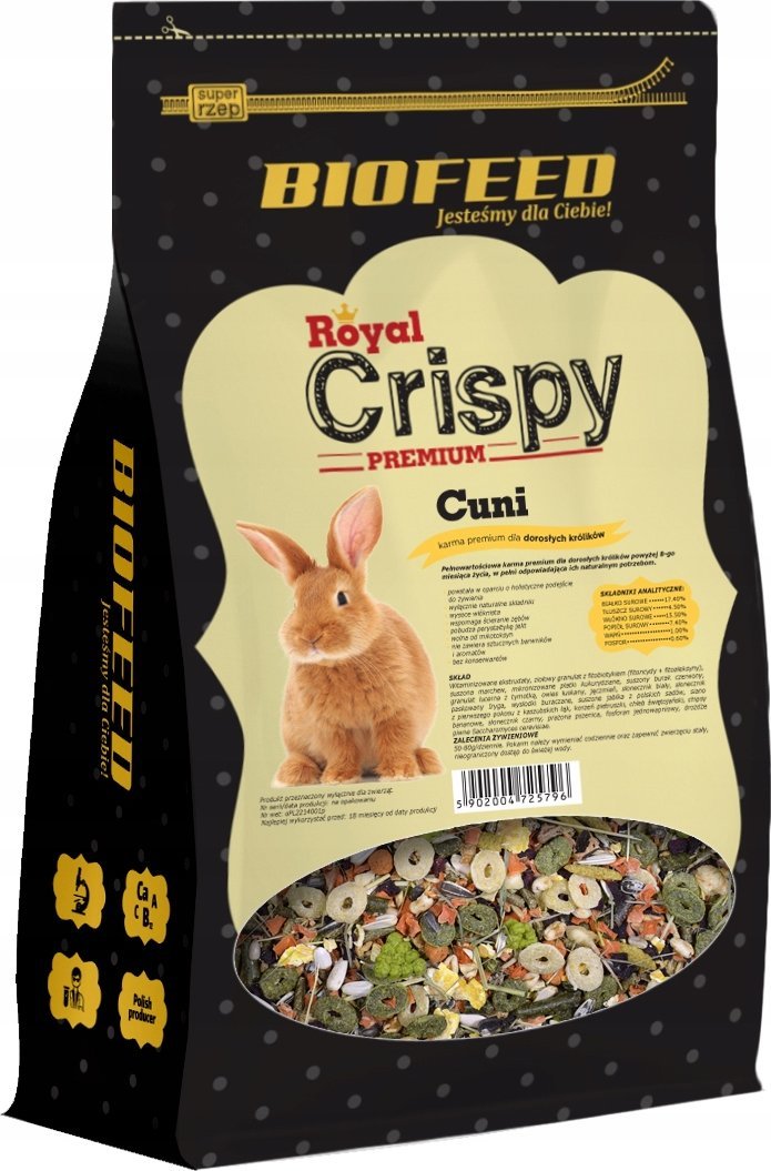 Biofeed BIOFEED Royal Crispy Premium Cuni