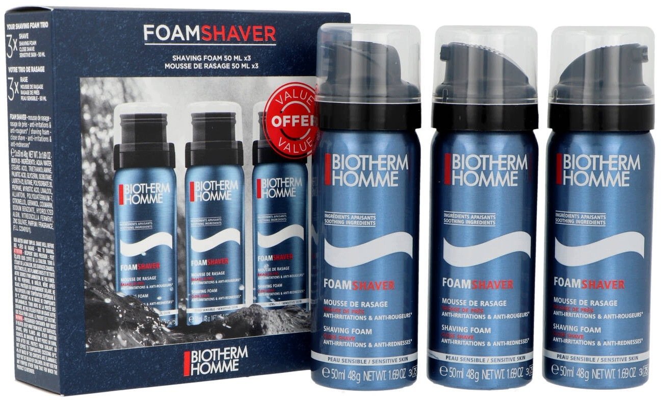 Biotherm Biotherm Foam Shaver Trio, Male